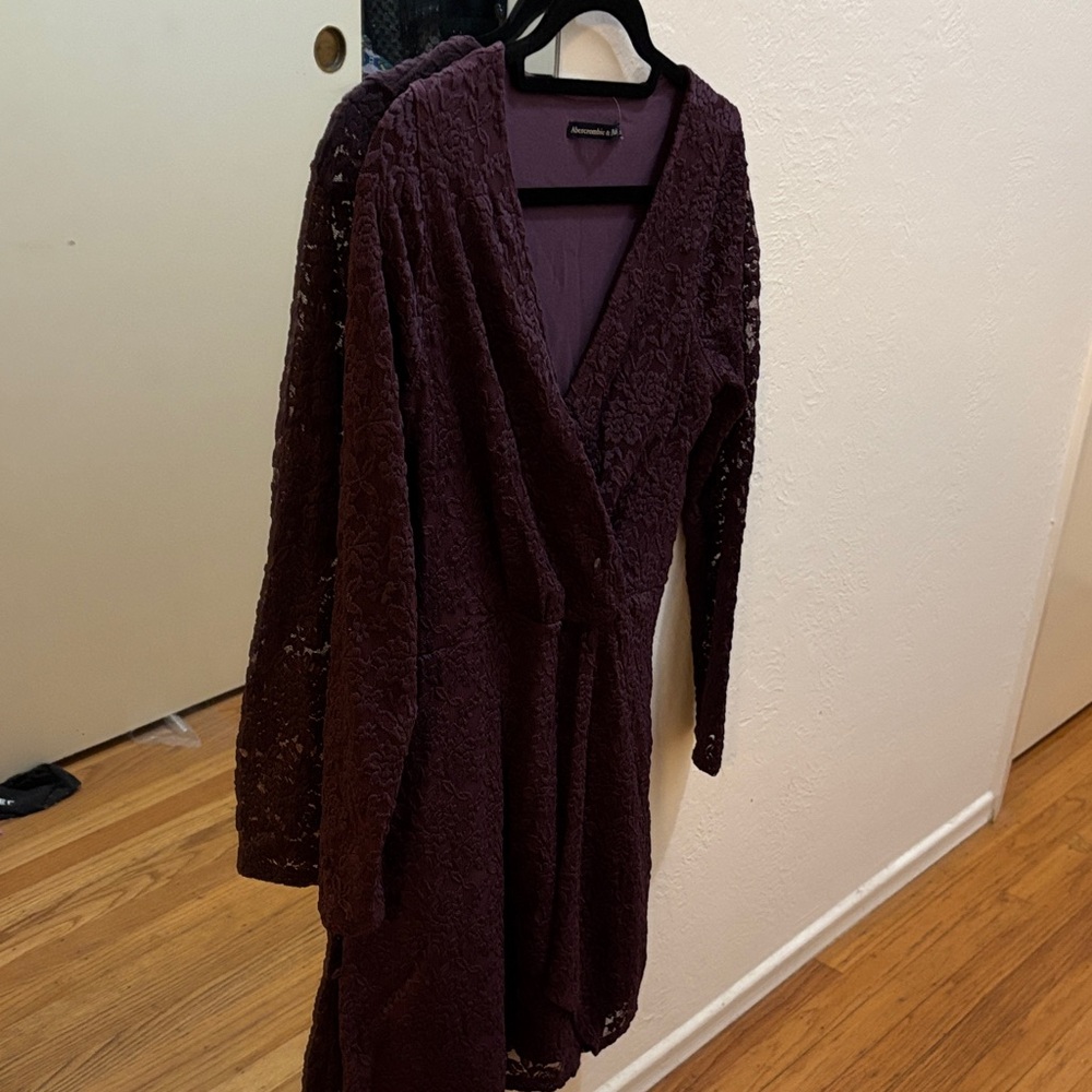 Brand new Abercrombie & Fitch Purple Lace Top